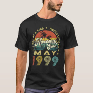 Awesome Since May 1999 24 Years Old 24th Birthday T-Shirt