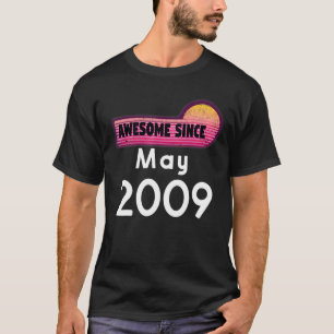 Awesome Since May 2009 Birthday 2009 May Vintage T-Shirt