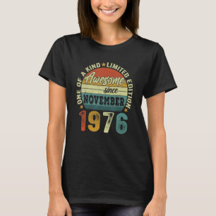 Awesome Since November 1976 46 Years Old Boy 46th T-Shirt