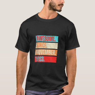 Awesome Since November 1983 Happy 40th Birthday Ta T-Shirt