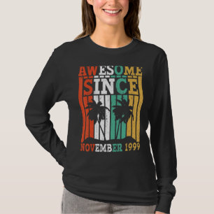 Awesome Since November 1999 Retro Vintage Birthday T-Shirt