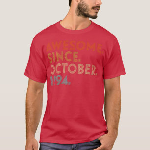 Awesome Since October 1994 Vintage 28th Birthday  T-Shirt