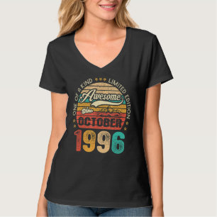 Awesome Since October 1996 26 Years Old 26th Birth T-Shirt