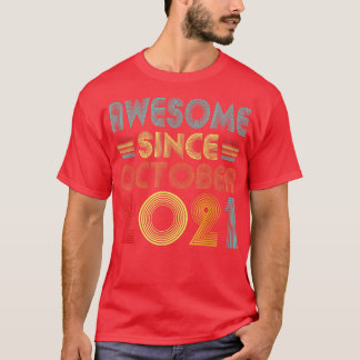 Awesome Since October 2021 1 Year Old Vintage 1st T-Shirt