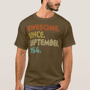 Awesome Since September 1964 Vintage 58th Birthday T-Shirt