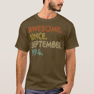 Awesome Since September 1994 Vintage 28th Birthday T-Shirt