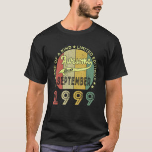 Awesome Since September 1999 23 Years Old 23rd Bi T-Shirt