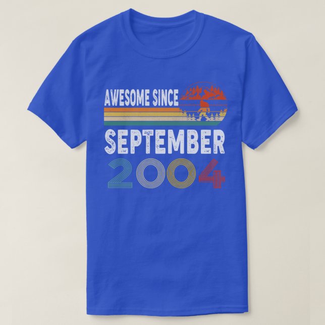 Awesome Since September 2004 T-Shirt (Design Front)