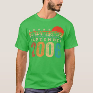 Awesome Since September 2006 16th Birthday 16 Year T-Shirt