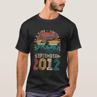 Awesome since September 2012 13 Years Old 13th Bir T-Shirt