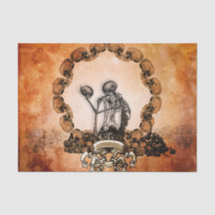 Awesome skeleton tissue paper