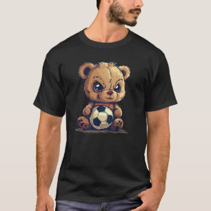 Awesome soccer sport with Teddy bear T-Shirt