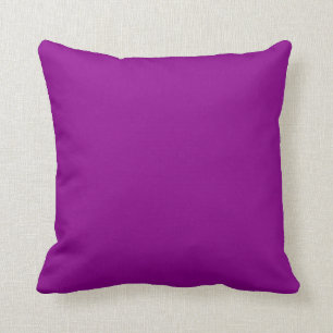 Awesome Solid Colour Dark Magenta Cushion