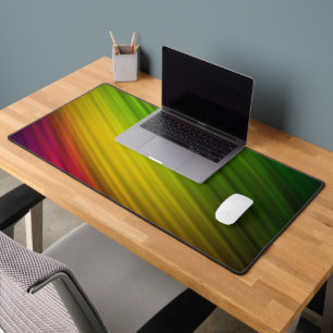 Awesome Spectrum of Rainbow Colors 2 Desk Mat