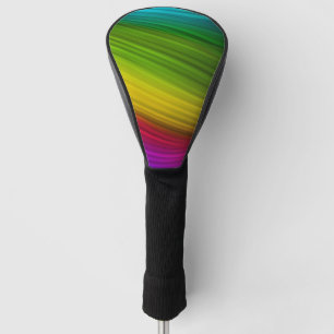Awesome Spectrum of Rainbow Colors Golf Head Cover
