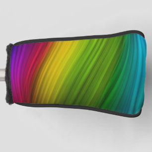 Awesome Spectrum of Rainbow Colors Golf Head Cover