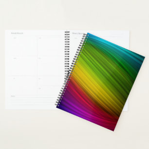 Awesome Spectrum of Rainbow Colors Planner