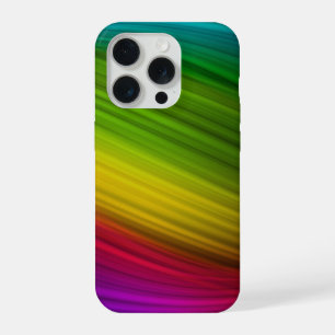Awesome Spectrum of Rainbow Colours iPhone 15 Pro Case