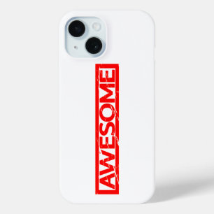 Awesome Stamp iPhone 15 Case