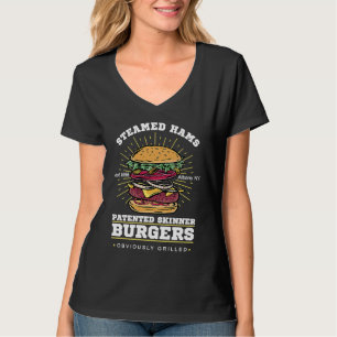 Awesome Steamed Hams Skinner Burger Themed Meme T-Shirt