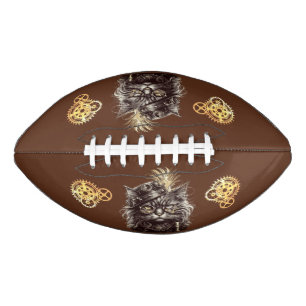 Awesome Steampunk Cat American Football