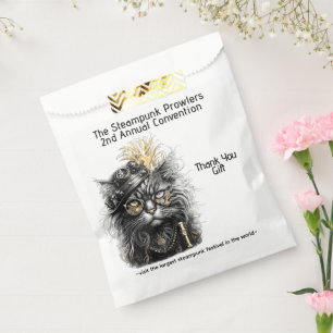 Awesome Steampunk Cat Gifts Favour Bags