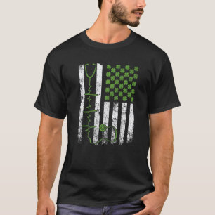 Awesome Stethoscope American Flag Nurse Doctor St T-Shirt