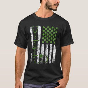 Awesome Stethoscope American Flag Nurse Doctor St T-Shirt
