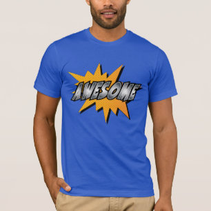 Awesome Superhero Comic Action Words T-Shirt