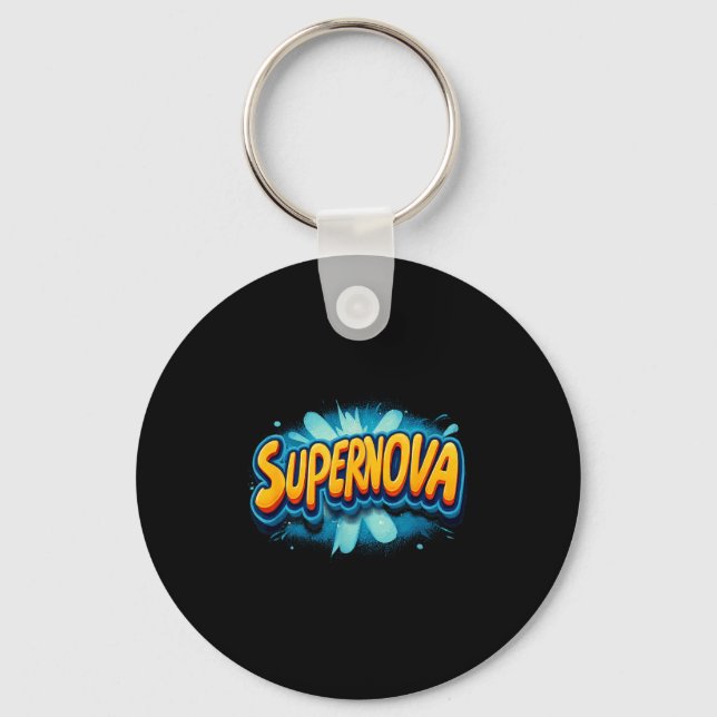 Awesome Supernova Costume For Boys And Girls  Key Ring (Front)