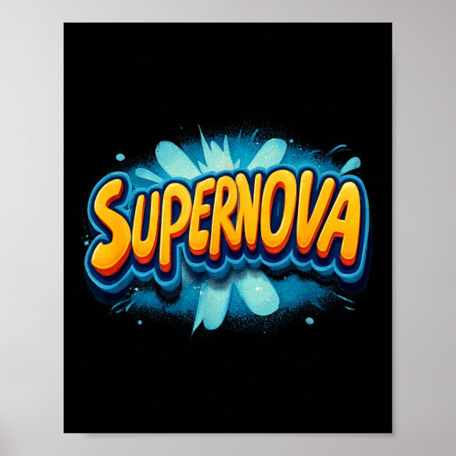 Awesome Supernova Costume For Boys And Girls  Poster (Front)