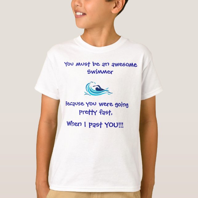 Awesome Swimmer T-Shirt (Front)