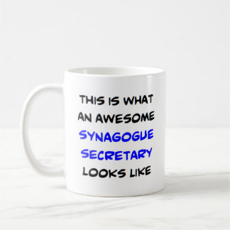 awesome synagogue secretary coffee mug
