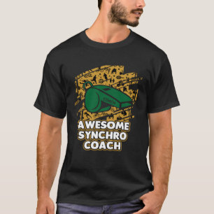 Awesome Synchro Coach Synchronised Diving Coaching T-Shirt