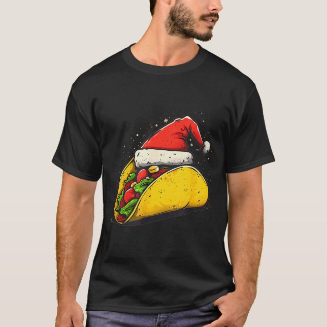 Awesome Taco Outfit For Xmas Tacos Lovers  T-Shirt (Front)
