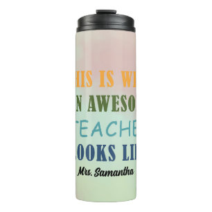 Awesome Teacher Personalised Thermal Tumbler