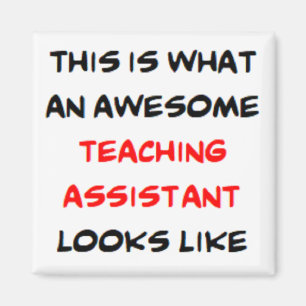 awesome teaching assistant magnet