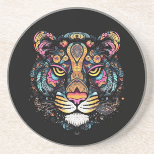 Awesome Tiger Head  Coaster