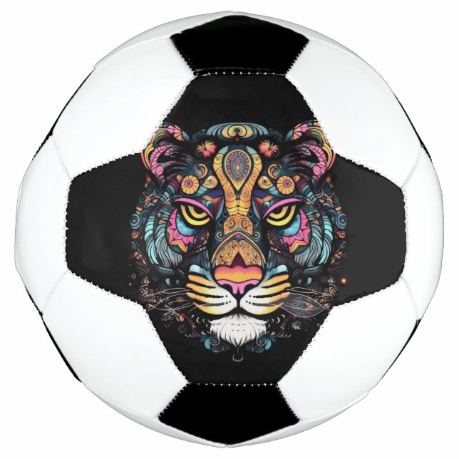 Awesome Tiger Head  Football (Front)