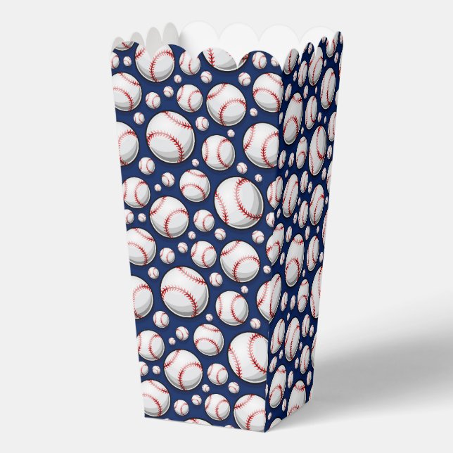 Awesome tiled Baseball sports pattern Favour Box (Front)