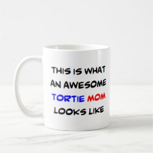 awesome tortie mum coffee mug