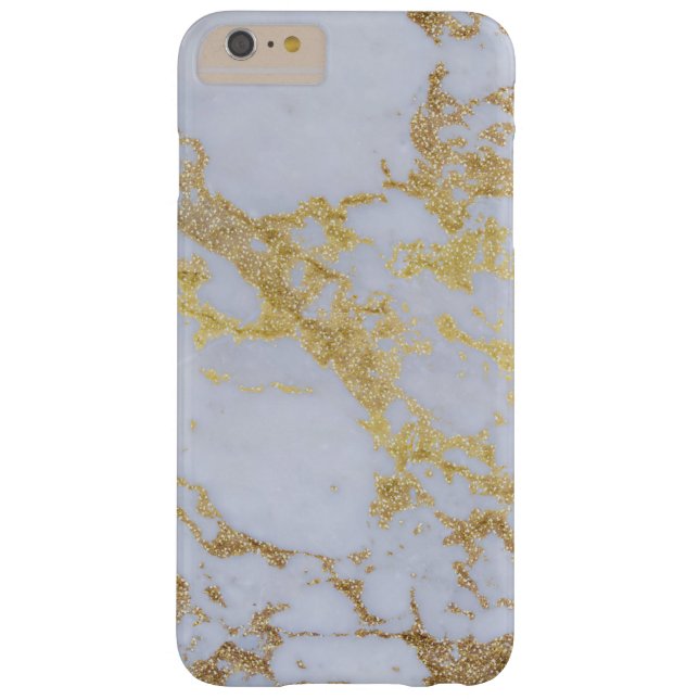 Awesome trendy modern faux gold glitter marble Case-Mate iPhone case (Back)