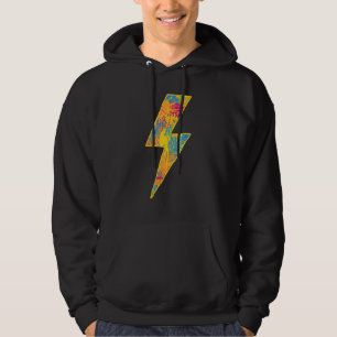 Awesome TROPICAL BLAST Lightning Bolt Hoodie
