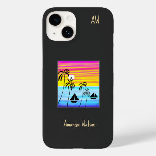 Awesome Tropical Sunset Sailing Mug Case-Mate iPhone 14 Case