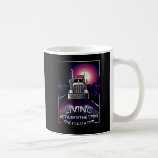 Awesome Trucker Coffee Mug with a Peterbuilt truck