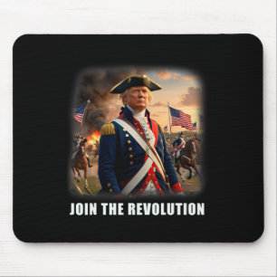 Awesome Trump Patriotic Revolution 2024 President Mouse Mat