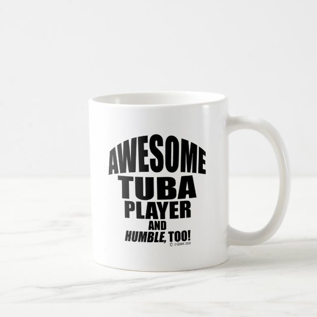Awesome Tuba Player Coffee Mug (Right)