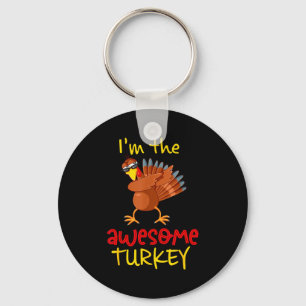 Awesome Turkey Matching Family Group Thanksgiving  Key Ring