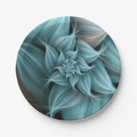 Awesome Turquoise Flower Fractal 