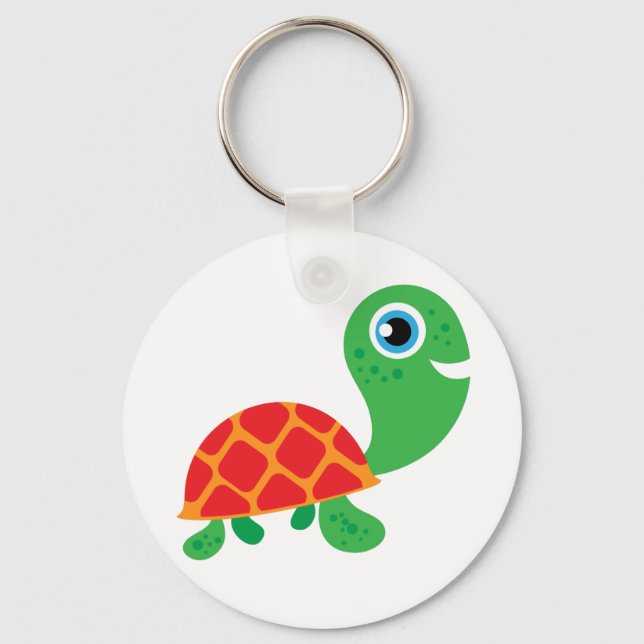 Awesome Turtle Key Ring (Front)